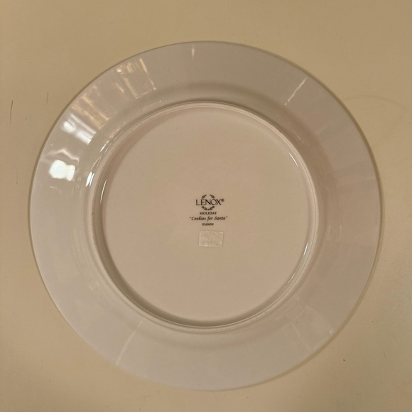 Lenox “Cookies for Santa” plate. - Picture 2 of 2